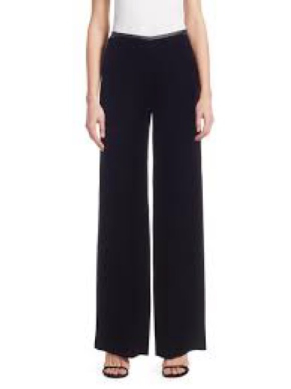 Armani Collezioni Textured Wide leg Pants size 4 Made in Italy